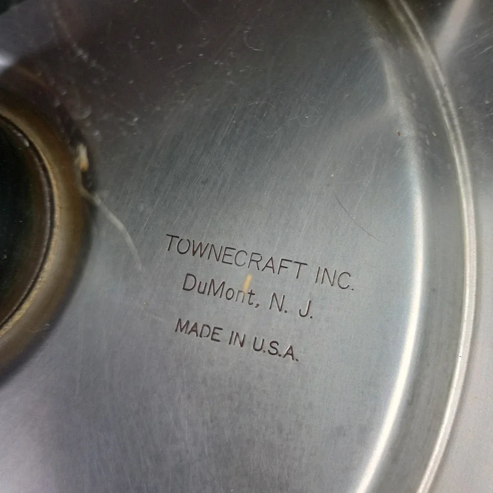 Townecraft Stainless Steel Electric Skiller 17450 Egg Poacher Insert USA Made‎